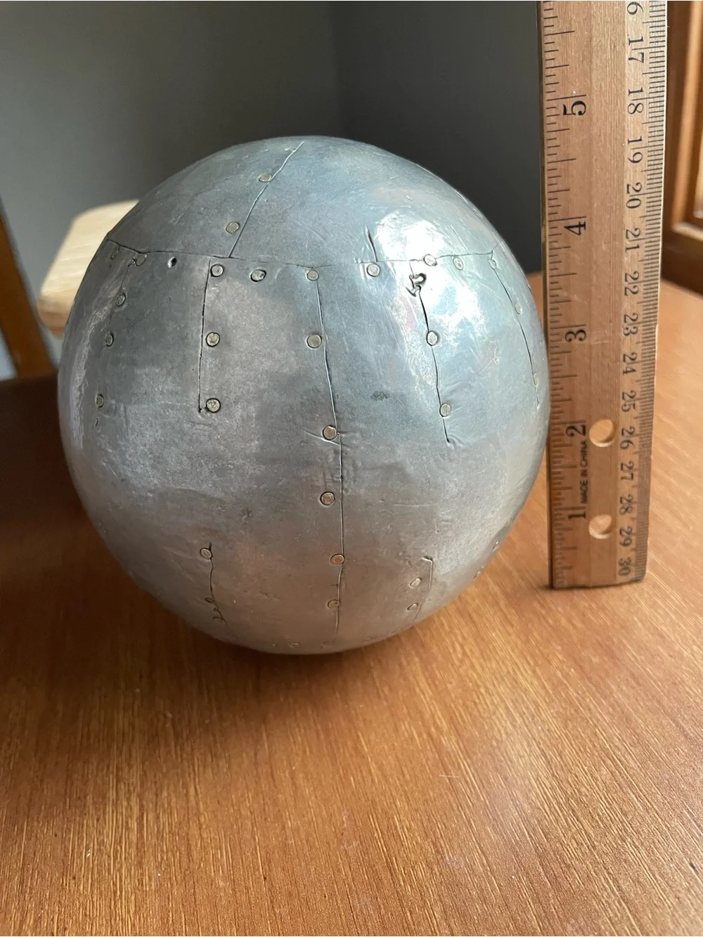 Handcrafted Metallic Decorative Sphere 5